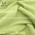 100% Algodón Crepe Thicken Fabric Imitación de lino-algodón para textiles (GLLML221)